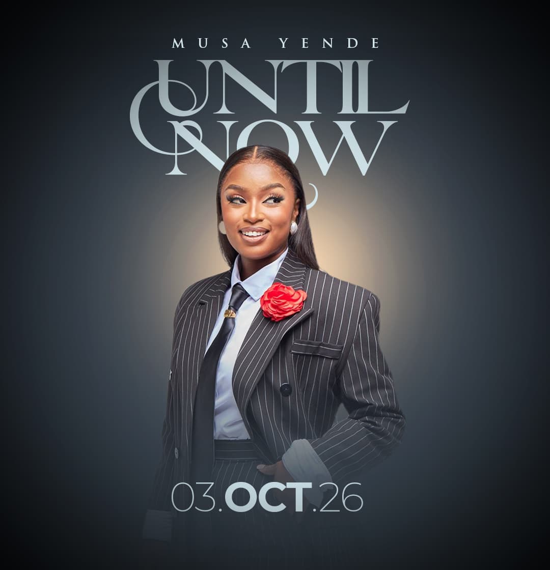 Until Now — Musa Yende, save the date 03 October 2026